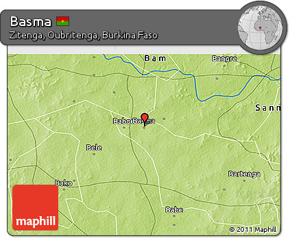 Physical 3D Map of Basma