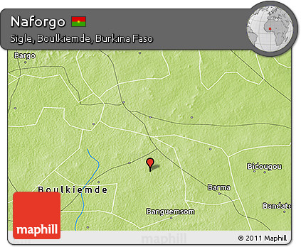Physical 3D Map of Naforgo