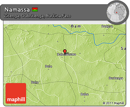 Physical 3D Map of Namassa