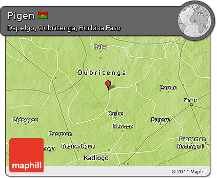 Physical 3D Map of Pigen