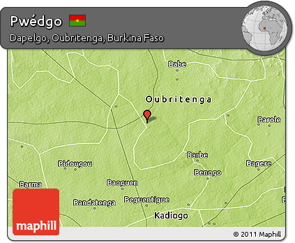 Physical 3D Map of Pwédgo