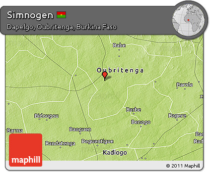 Physical 3D Map of Simnogen