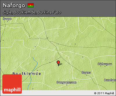 Physical 3D Map of Naforgo