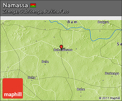 Physical 3D Map of Namassa