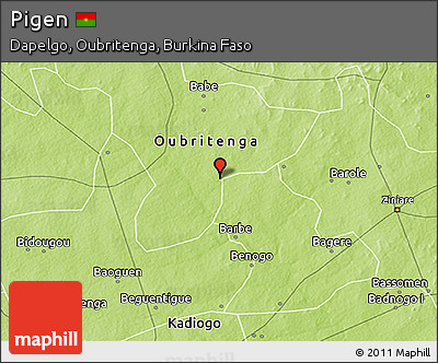 Physical 3D Map of Pigen