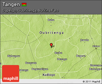 Physical 3D Map of Tangen