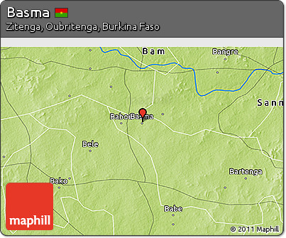 Physical 3D Map of Basma