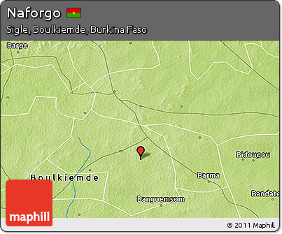 Physical 3D Map of Naforgo