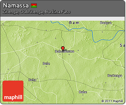 Physical 3D Map of Namassa