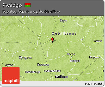 Physical 3D Map of Pwédgo