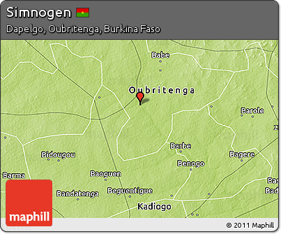 Physical 3D Map of Simnogen
