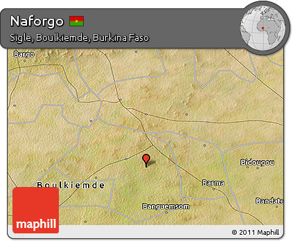 Satellite 3D Map of Naforgo