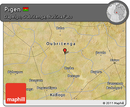 Satellite 3D Map of Pigen