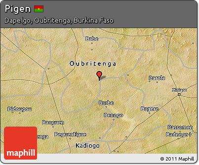 Satellite 3D Map of Pigen