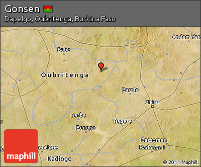 Satellite 3D Map of Gonsen