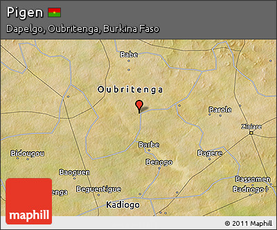 Satellite 3D Map of Pigen