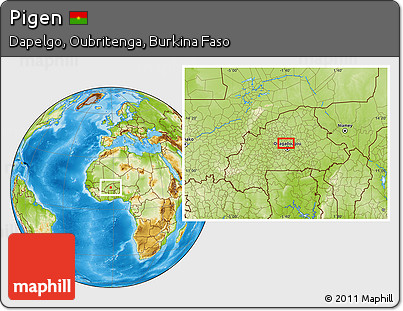Physical Location Map of Pigen