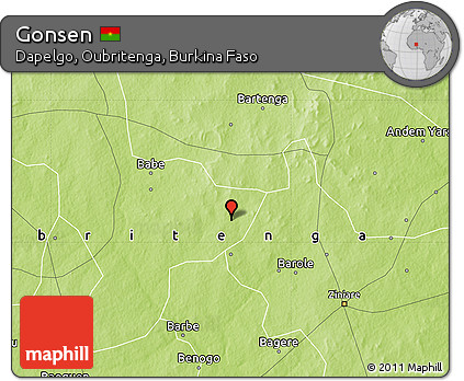 Physical Map of Gonsen