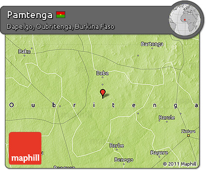Physical Map of Pamtenga