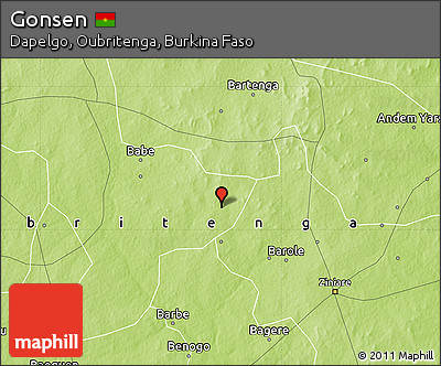 Physical Map of Gonsen