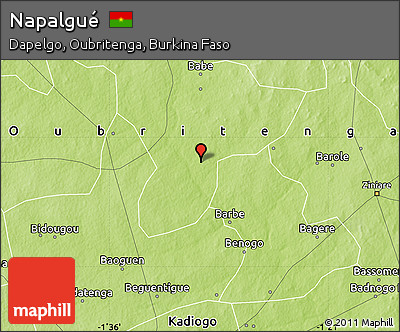 Physical Map of Napalgué