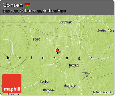 Physical Map of Gonsen
