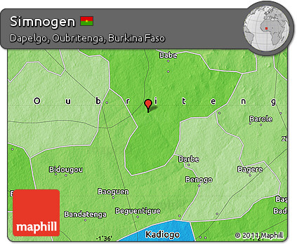 Political Map of Simnogen