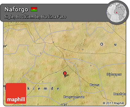 Satellite Map of Naforgo
