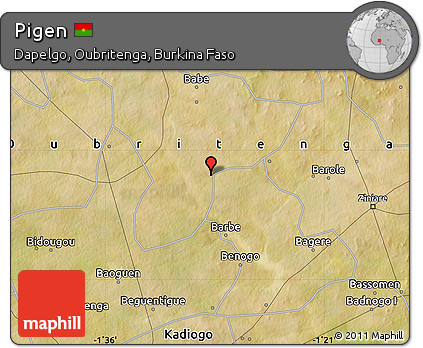 Satellite Map of Pigen