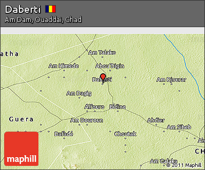 Physical 3D Map of Daberti
