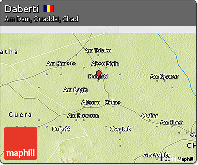 Physical 3D Map of Daberti