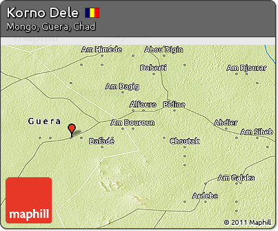 Physical 3D Map of Korno Dele
