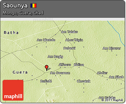 Physical 3D Map of Saounya
