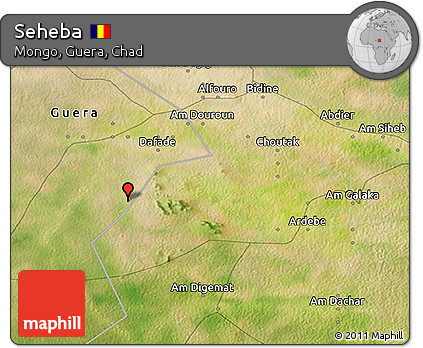 Satellite 3D Map of Seheba