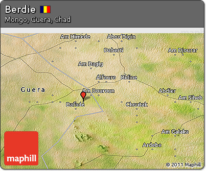 Satellite 3D Map of Berdie