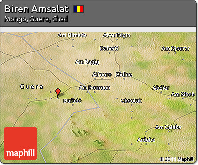 Satellite 3D Map of Biren Amsalat
