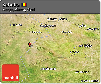 Satellite 3D Map of Seheba