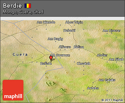 Satellite 3D Map of Berdie