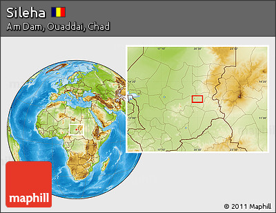 Physical Location Map of Sileha