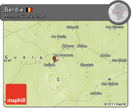 Physical Map of Berdie