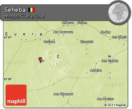 Physical Map of Seheba
