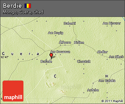 Physical Map of Berdie