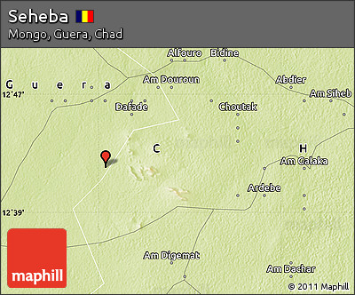 Physical Map of Seheba