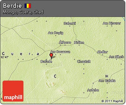 Physical Map of Berdie