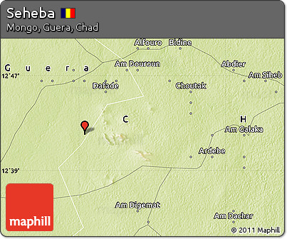 Physical Map of Seheba