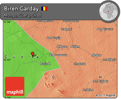 Political Map of Biren Garday