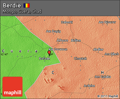 Political Map of Berdie