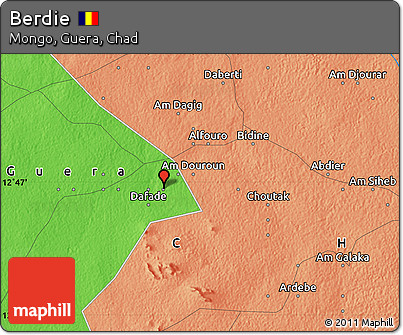 Political Map of Berdie