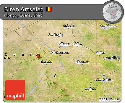 Satellite Map of Biren Amsalat
