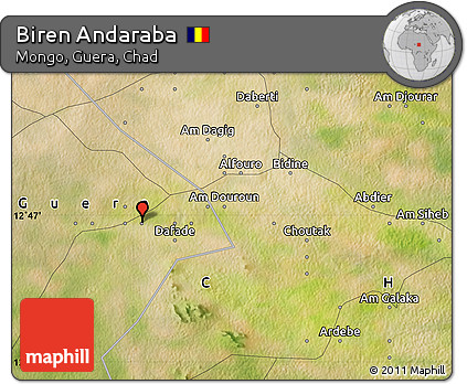Satellite Map of Biren Andaraba